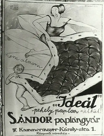 bedding advertisement of Pluma